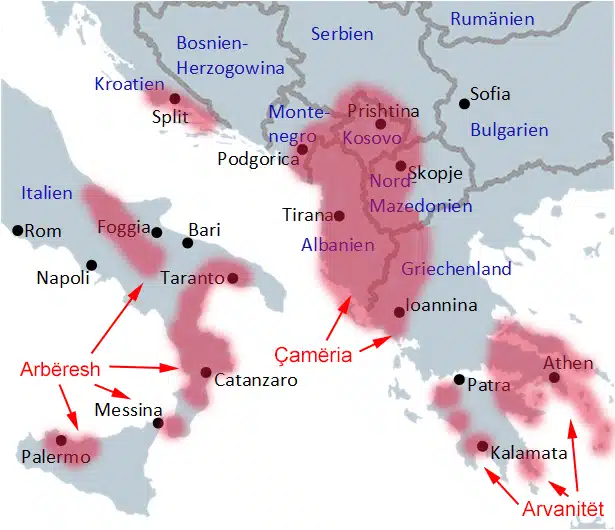 Alb Sprachraum KP01 Albanisch übersetzen